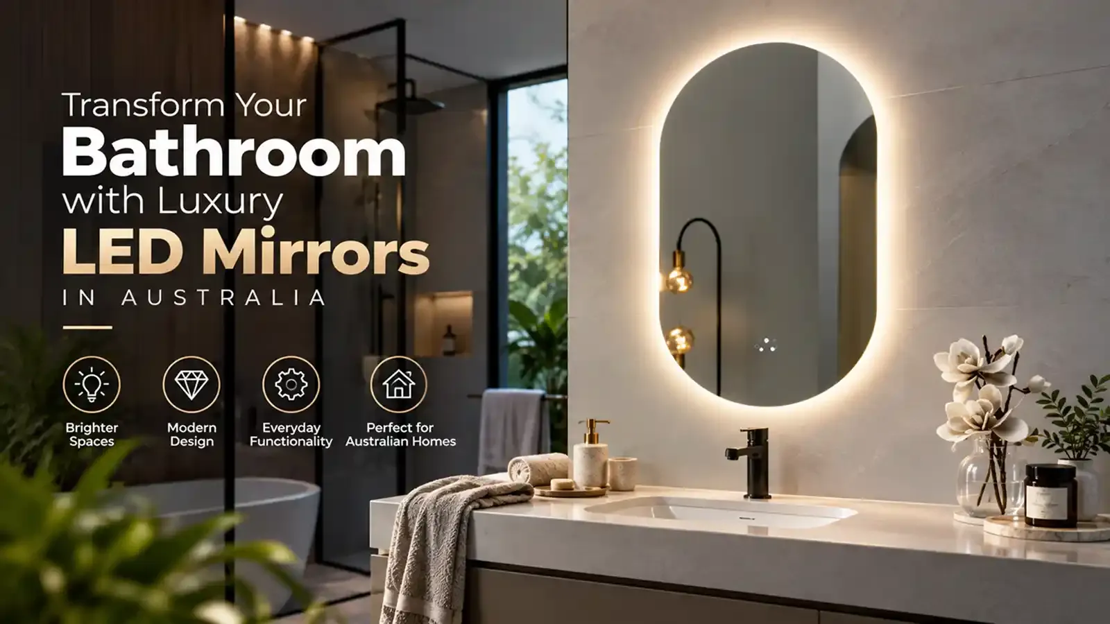 Transform Your Bathroom with Luxury LED Mirrors in Australia