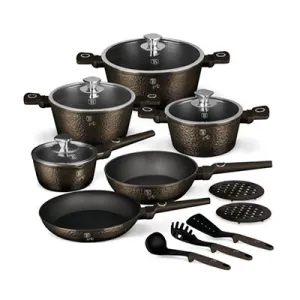 15 pcs cookware set Berlinger Haus BH8244 Black