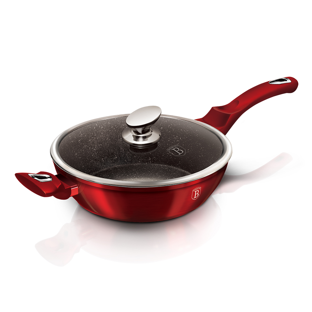 Deep frypan with lid, 28 cm