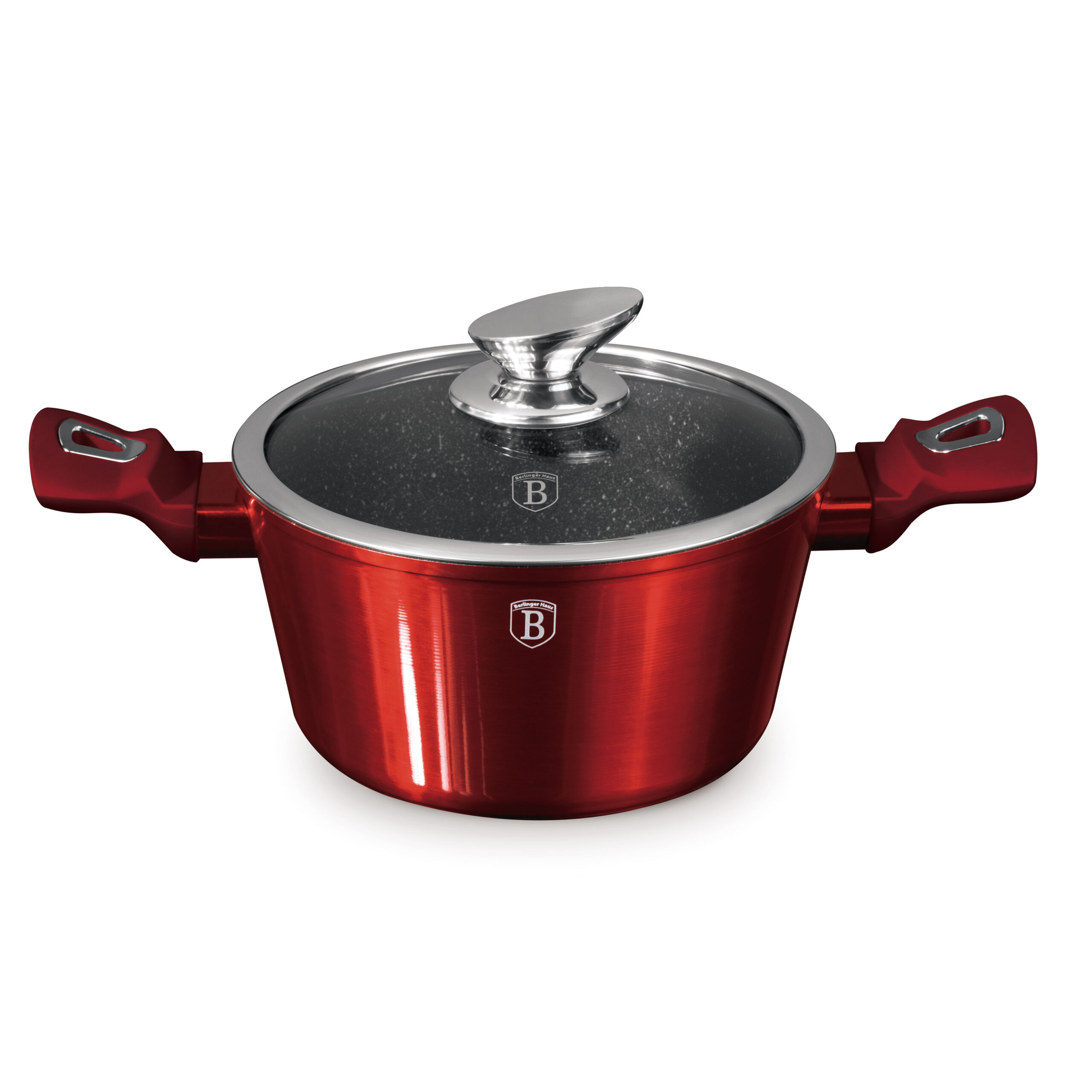 Casserole 20 cm BH/1256 Metallic Line Burgundy Edition