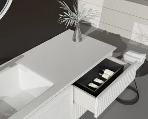 White Lotus Luxury Bathroom Vanity Set — view 3 of 4