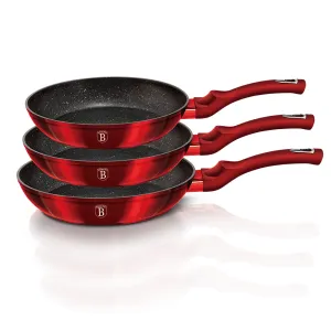Frying Pan Set Berlinger Haus BH/1288 Metallic Burgundy Line — view 3 of 5