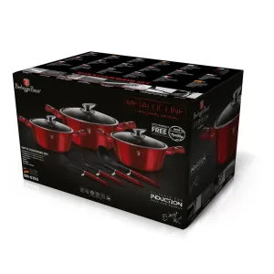 10-Piece Cookware Set Berlinger Haus BH/6150 Burgundy Collection — view 2 of 2