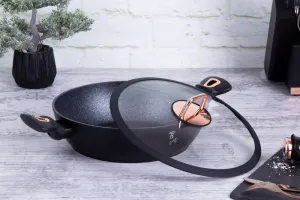 Shallow Pot Berlinger Haus BH/1640 Black Rose Collection