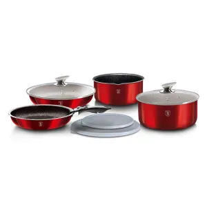 9-Piece Cookware Set Berlinger Haus BH/6145 Burgundy
