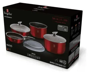 9-Piece Cookware Set Berlinger Haus BH/6145 Burgundy — view 2 of 4