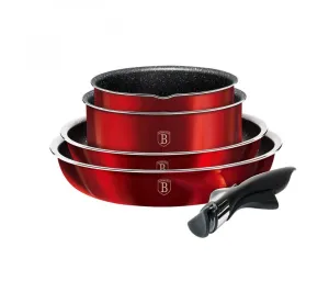 9-Piece Cookware Set Berlinger Haus BH/6145 Burgundy — view 3 of 4