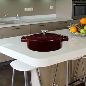 Casserole 26 cm Cast Iron Berlinger Haus BH/6498 Burgundy — view 5 of 5
