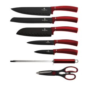 8-Piece Knife Set Berlinger Haus BH/2562 Burgundy — view 2 of 3