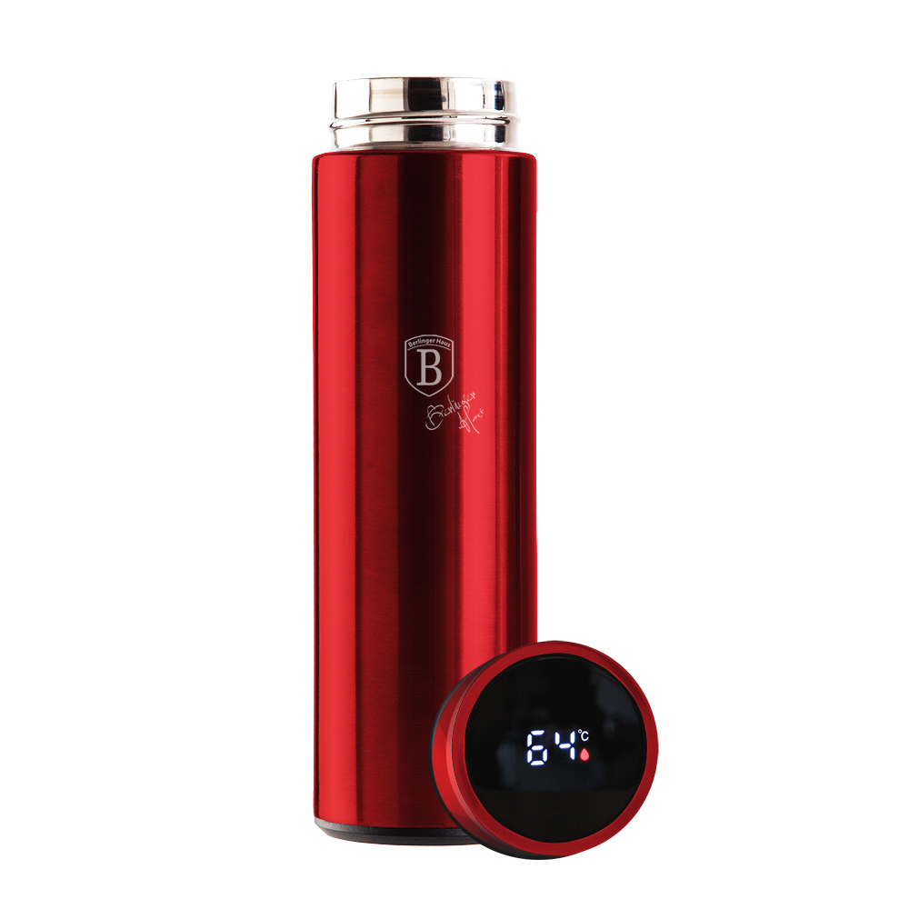 Drinking bottle with LED temperature display, 450 ml
