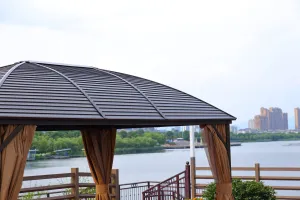 3x4M Luxury Aluminum Gazebo with Mosquito Net – Modern Outdoor Pavilion for Patios & Gardens — view 2 of 5