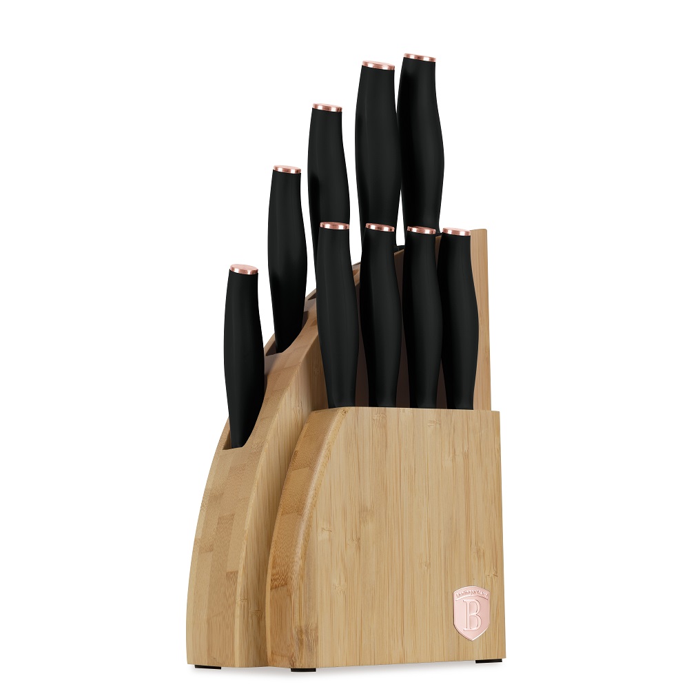 10 pcs knife set with BAMBOO stand Berlinger Haus BH2760