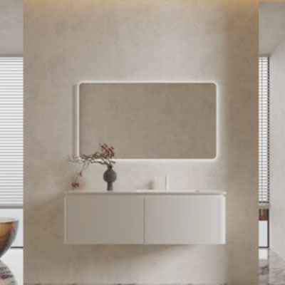 Warm Yellow Serenity Floating Vanity Set