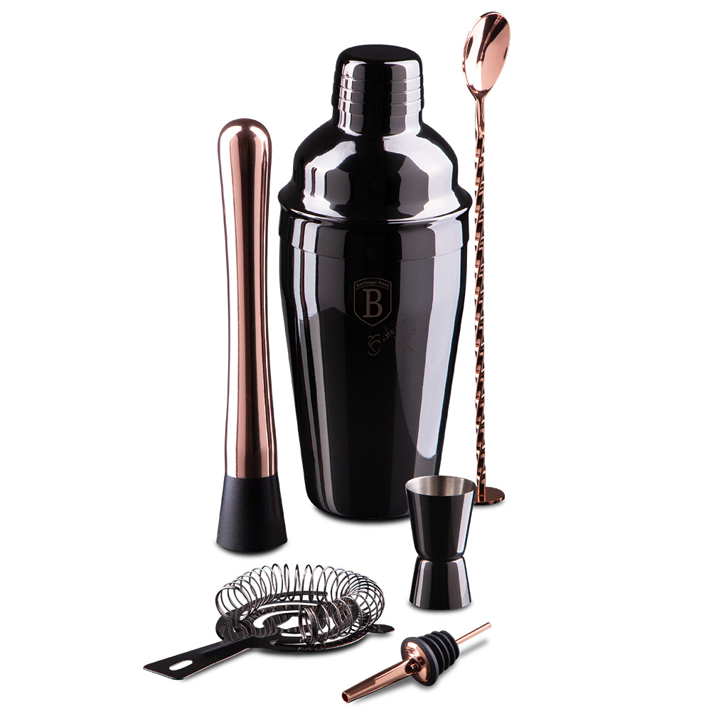 Cocktail Maker Set,Berlinger Haus BH8545 Black Rose