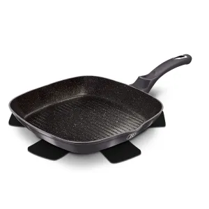 GRILL PAN 28 CM BERLINGER HAUS BH-6901 CARBON PRO COLLECTION