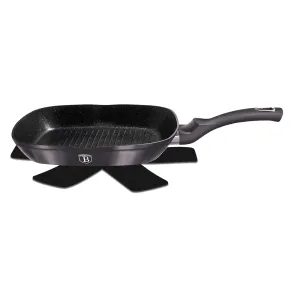 GRILL PAN 28 CM BERLINGER HAUS BH-6901 CARBON PRO COLLECTION — view 2 of 8
