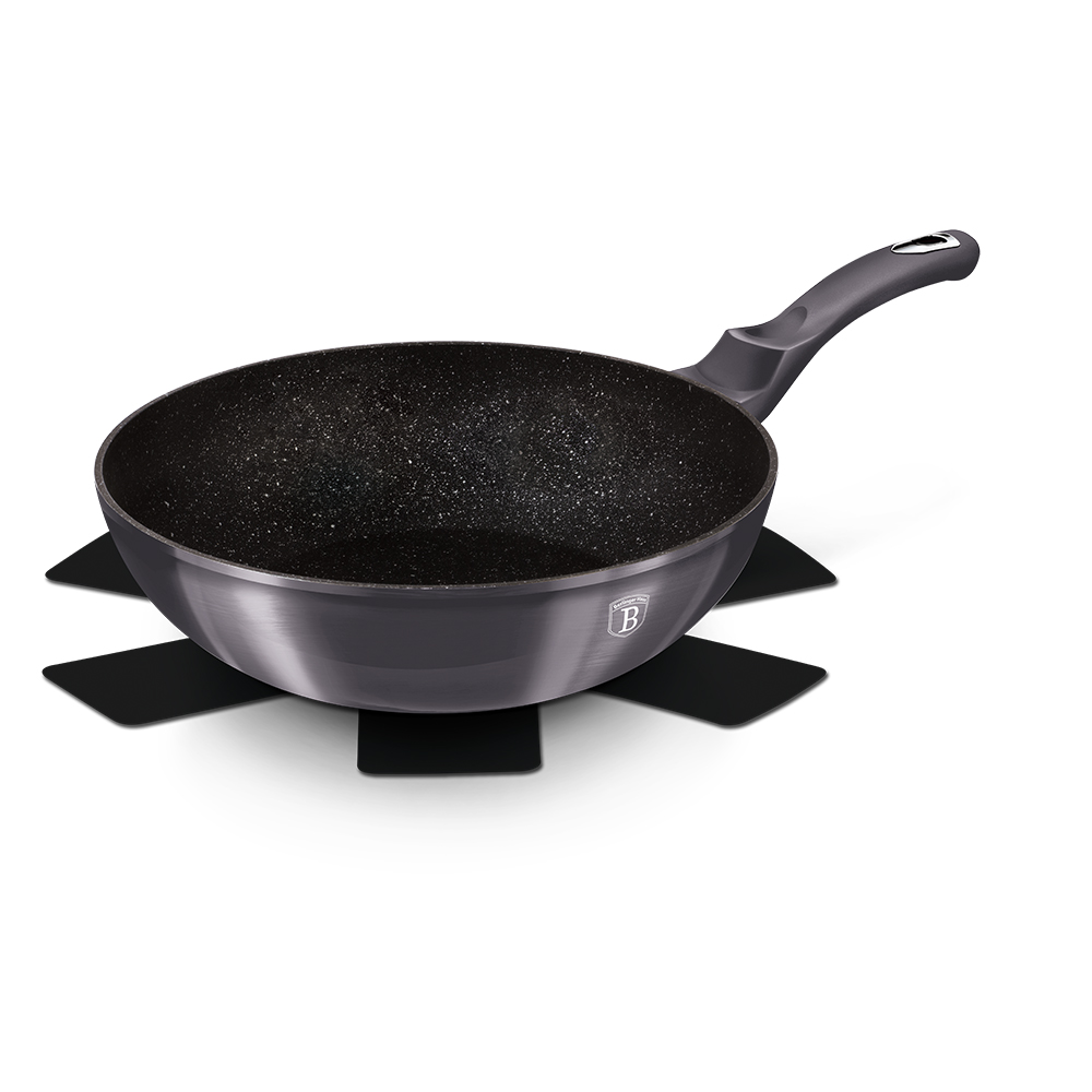 Wok pan 28 cm Berlinger Haus BH-6900 Carbon Pro Collection