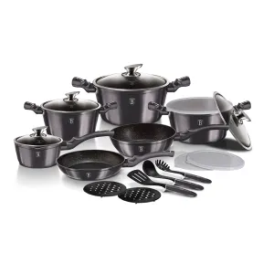 18-Piece Cookware Set Berlinger Haus BH-6887 Carbon