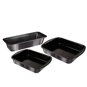 Set of 3 Baking Trays Berlinger Haus BH 7631 Carbon Pro