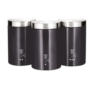 Kitchen Canister Set Berlinger Haus BH/6718 Carbon Pro