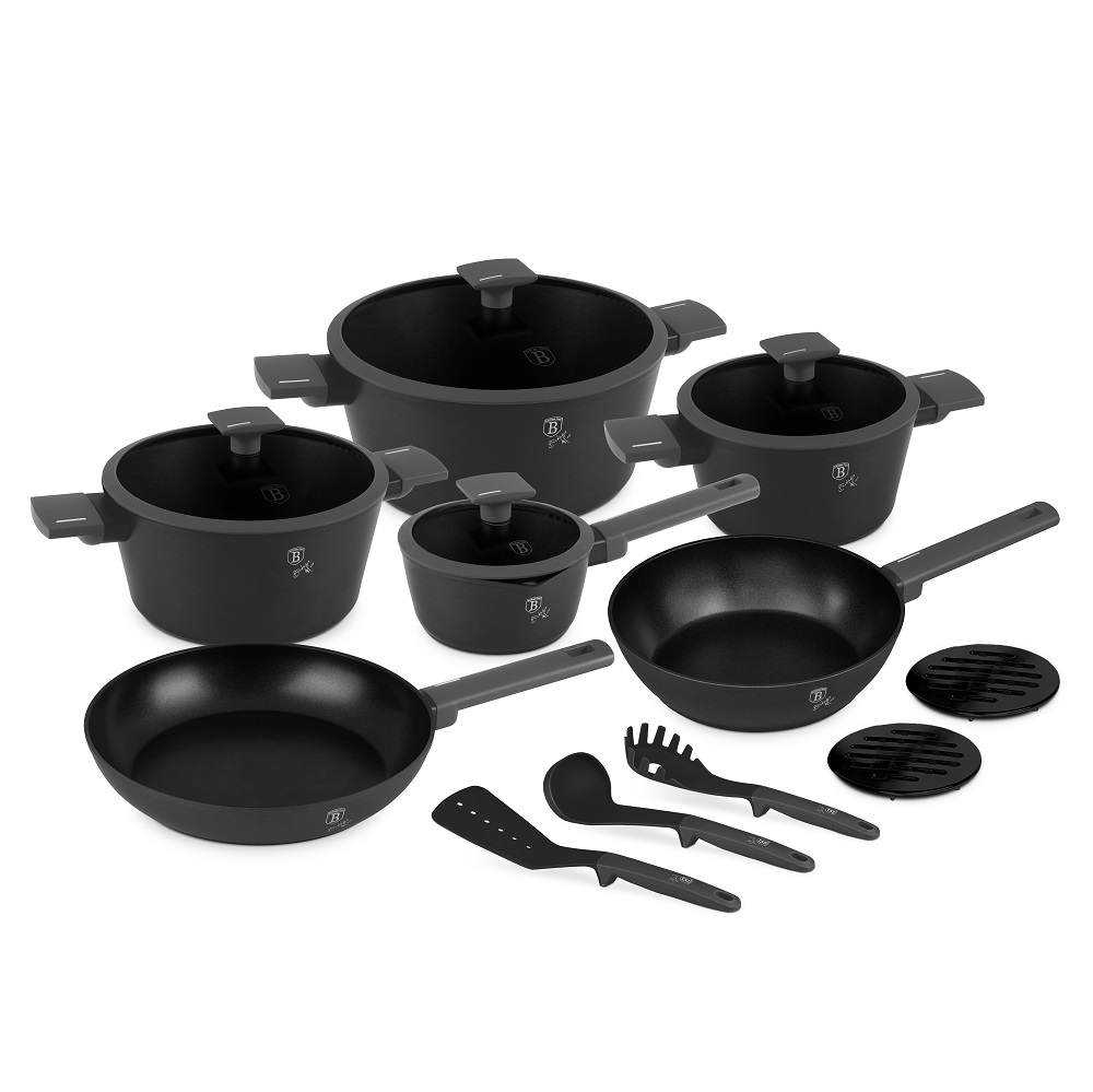 15 pcs cookware set Berlinger Haus BH8141 anthracite