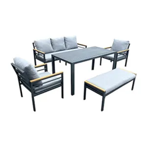 Havana 5-Piece Outdoor Aluminium Sofa Set | Modern Patio Furniture