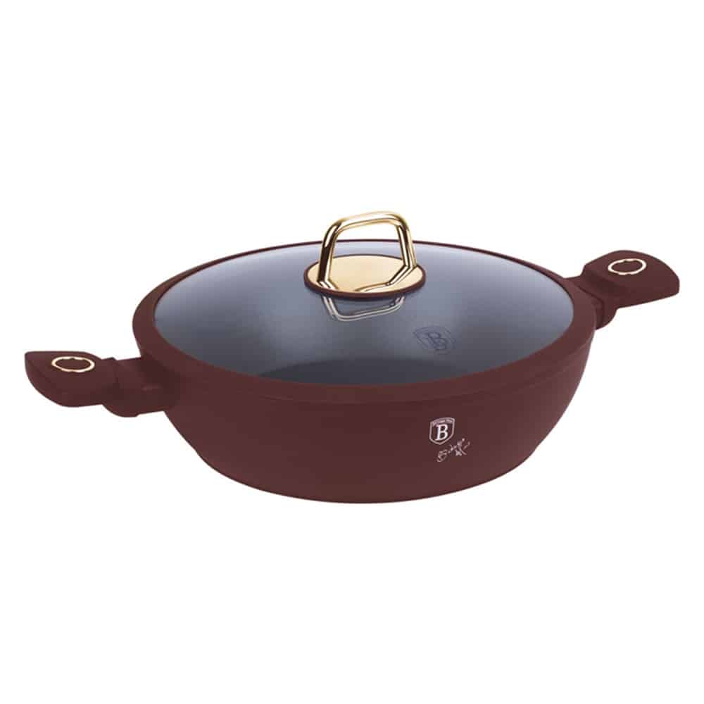 Shallow pot with lid,28cm Berlinger Haus BH8038 Leonardo
