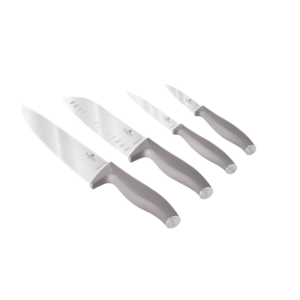 4 pcs knife set Berlinger Haus BH2960 matt taupe