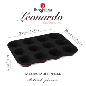 12 cups muffin pan Berlinger Haus BH7945 Leonardo — view 2 of 5