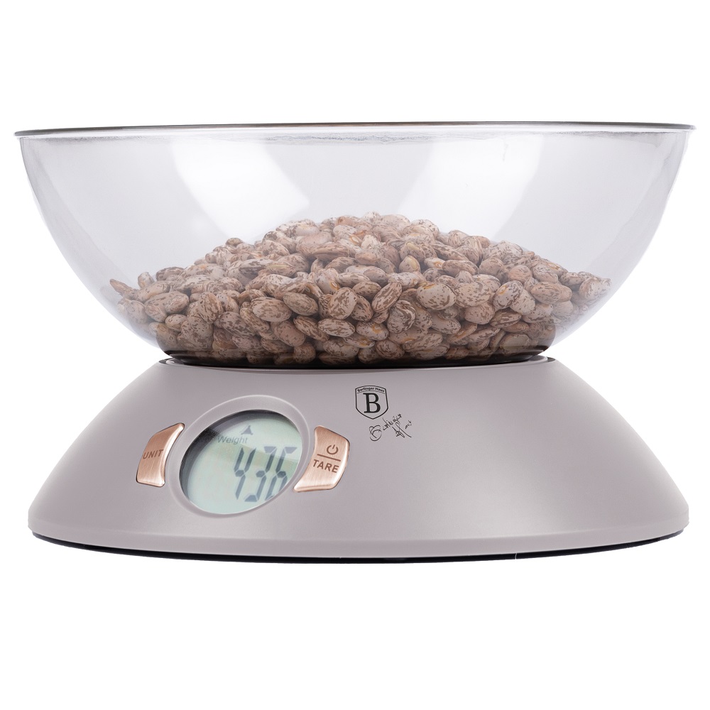Kitchen scale with bowl Berlinger Haus BH9616 Taupe
