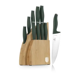 10 pcs knife set Berlinger Haus BH3123 Matte Green — view 4 of 5