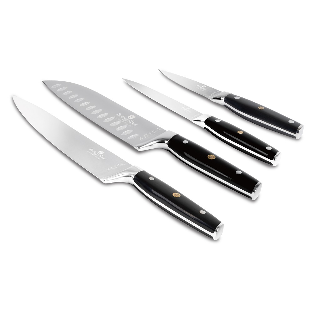 4 pcs knife set Berlinger Haus BH3135 Matte Black