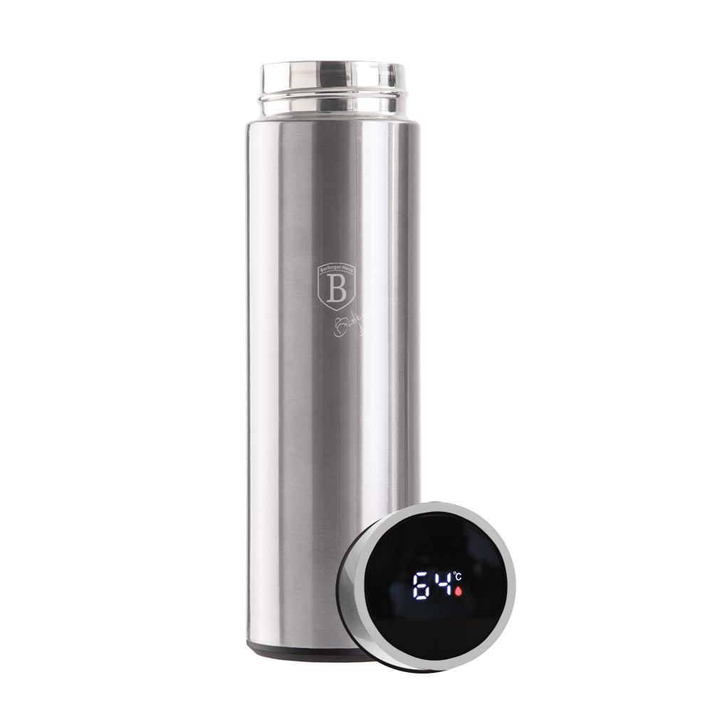 Drinking bottle with LED temperature display, 450 ml