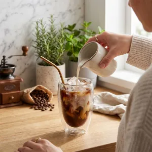2 pcs glass cup set