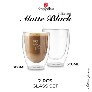 2 pcs glass cup set