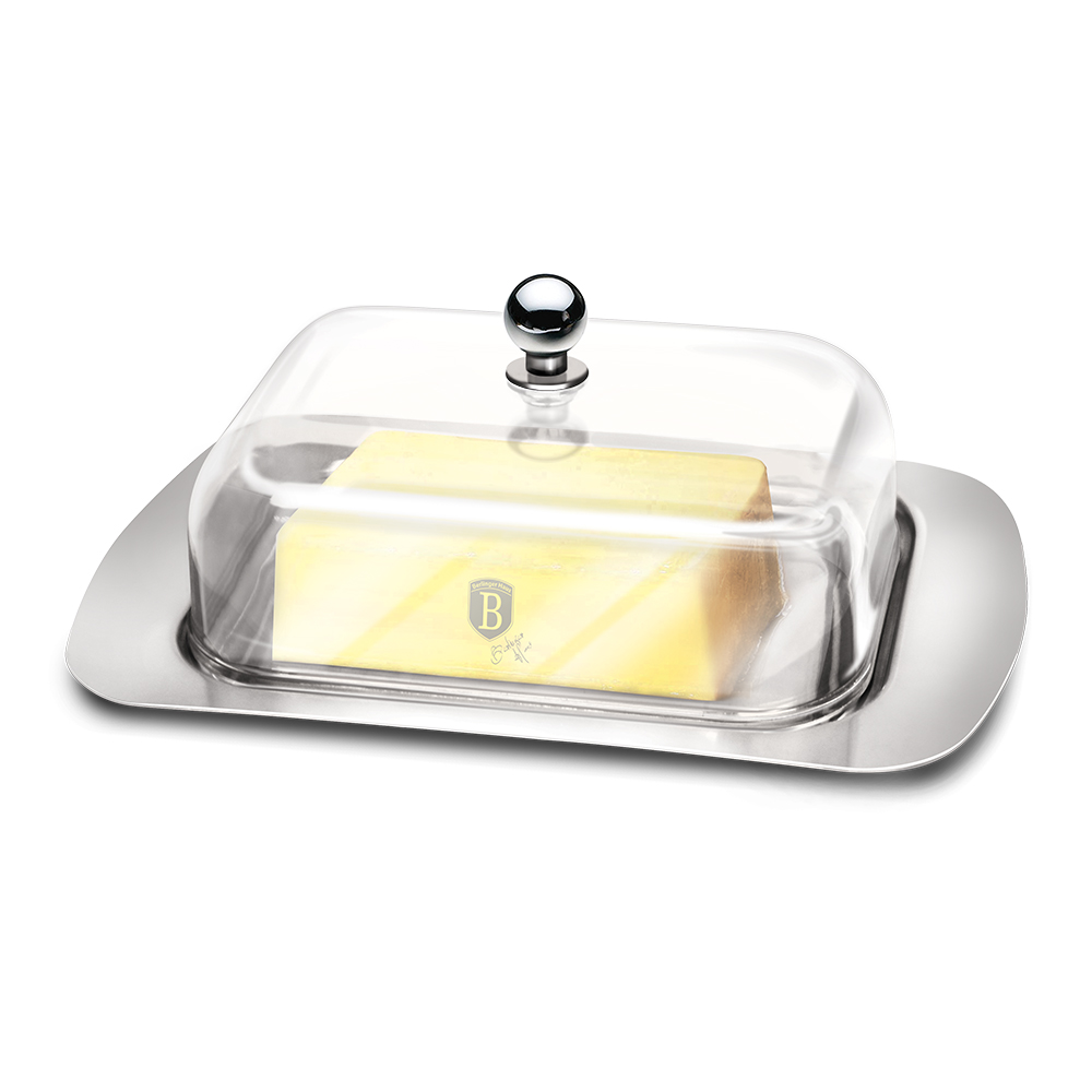 Butter dish with acrylic lid