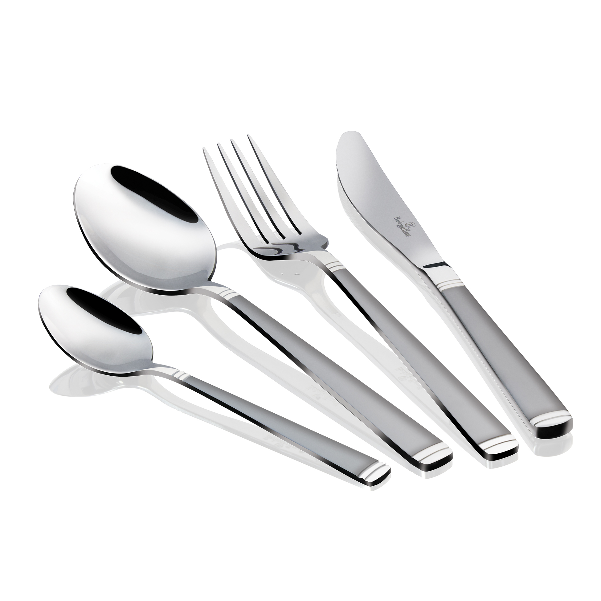 24 pcs cutlery set, satin