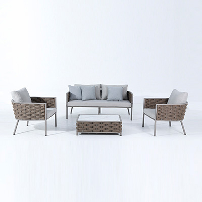 Paris - 4-Piece Luxury Outdoor Sofa Set | Premium Aluminium Frame