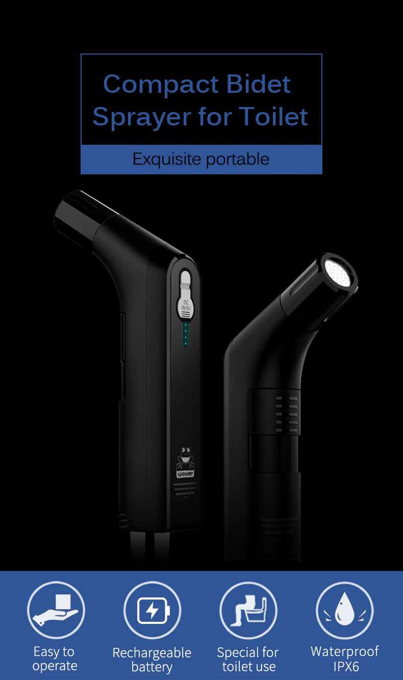 Portable Electric Rechargeable Travel Bidet