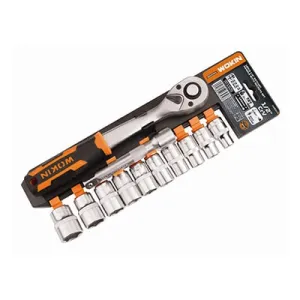 12PCS 1/2" RATCHET HANDLE WITH SOCKETS SET (INDUSTRIAL)