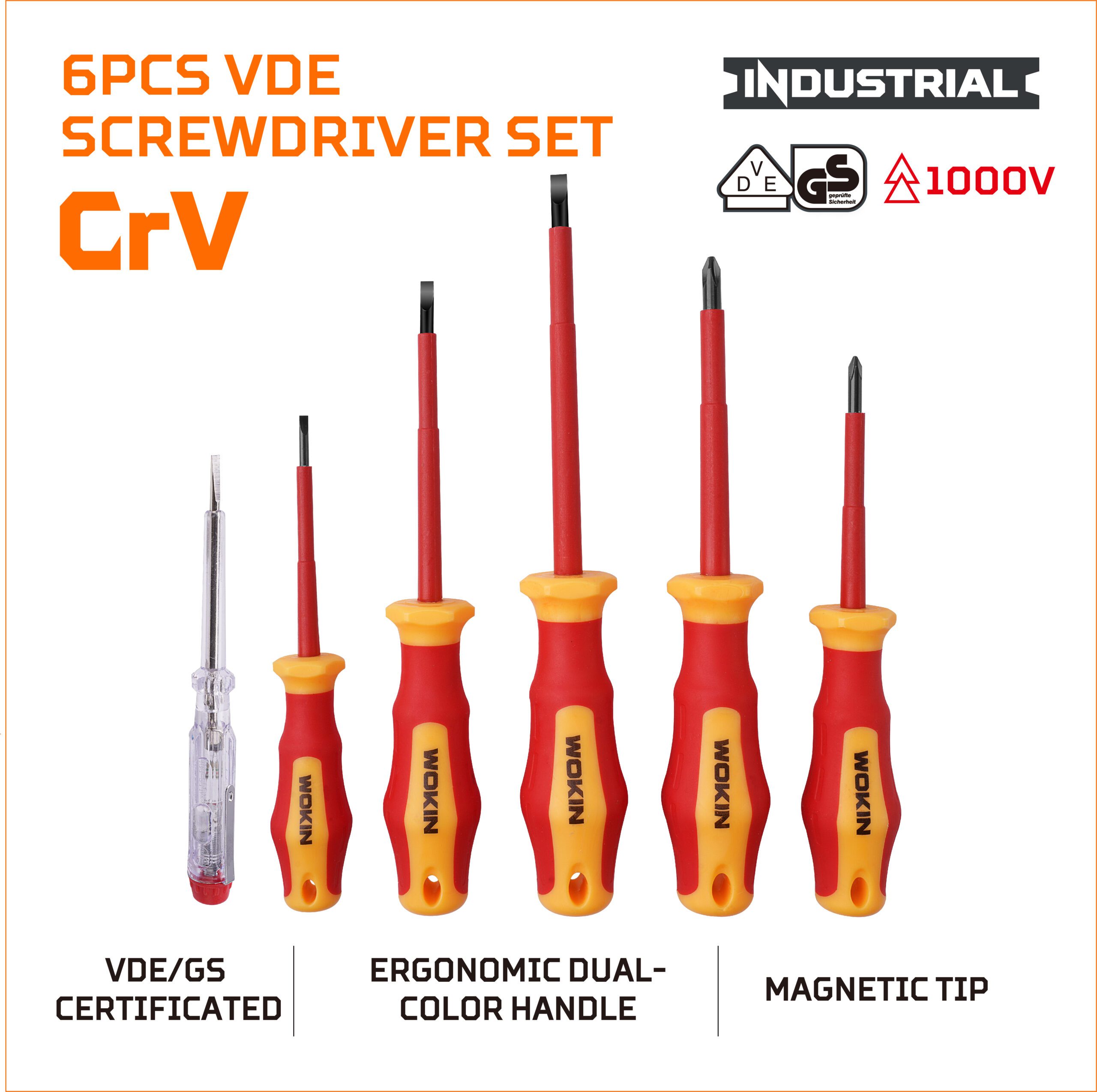 6PCS VDE SCREWDRIVER SET