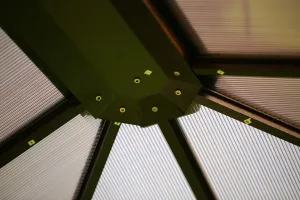 3x4M Premium Aluminum Garden Gazebo with Mosquito Net & Sunlight Roof – Elegant Outdoor Shelter — view 6 of 14