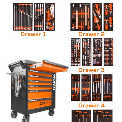 269PCS ROLLER CABINET TOOLS SET