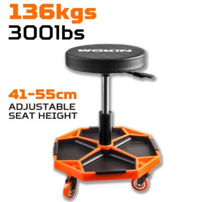 ADJUSTABLE  ROLLING TOOL SEAT