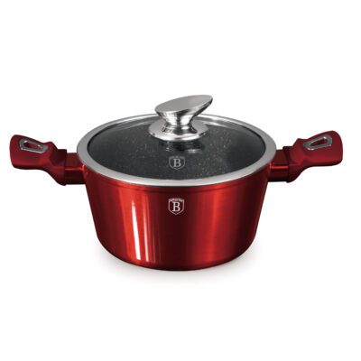 Casserole 20 cm BH/1256 Metallic Line Burgundy Edition
