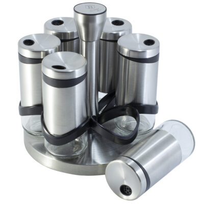 Spice Rack Set Berlinger Haus BH1991 Black Silver Collection