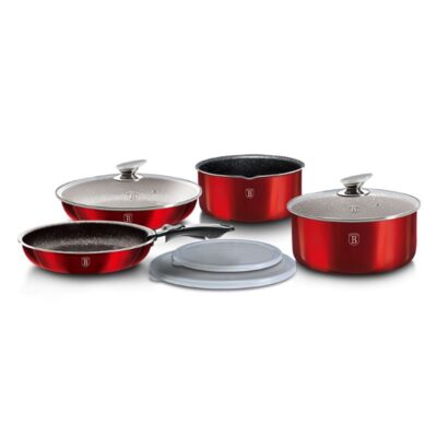 9-Piece Cookware Set Berlinger Haus BH/6145 Burgundy