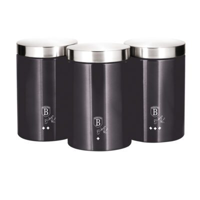 Kitchen Canister Set Berlinger Haus BH/6718 Carbon Pro