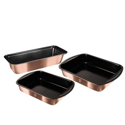 3 pcs Baking Form Set Berlinger Haus BH 7630 Rose Gold