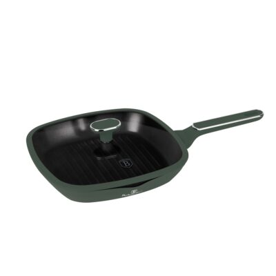 Grill pan with lid, 28 cm Berlinger Haus BH8162 Matte Green